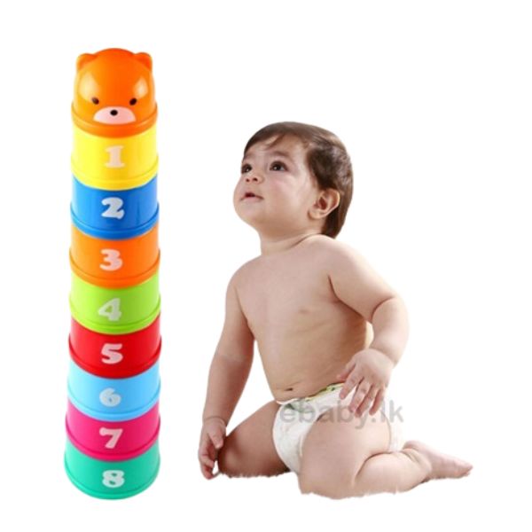 Baby Educational Stacking Cups with Number Letter