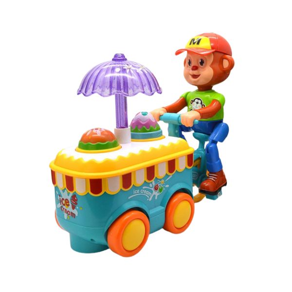 Monkey Ice Cream Cart Toy