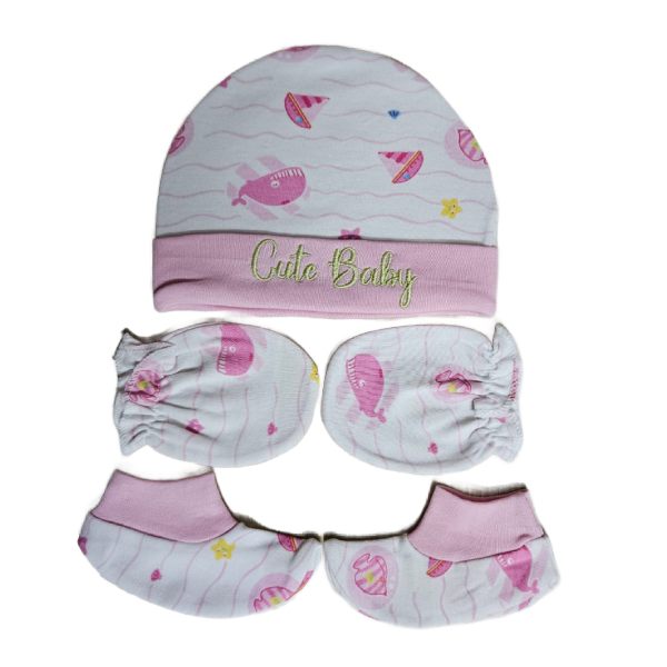 Newborn Baby Cotton Mitten Sets 0-6 Months