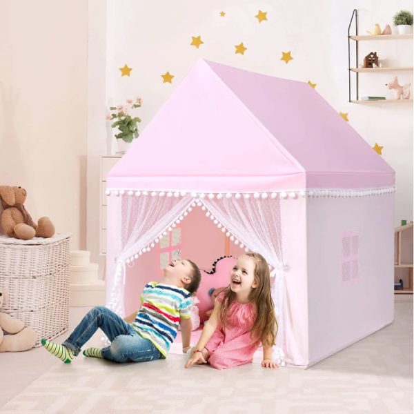 Portable Castle Tent House With 30 Balls for Kids