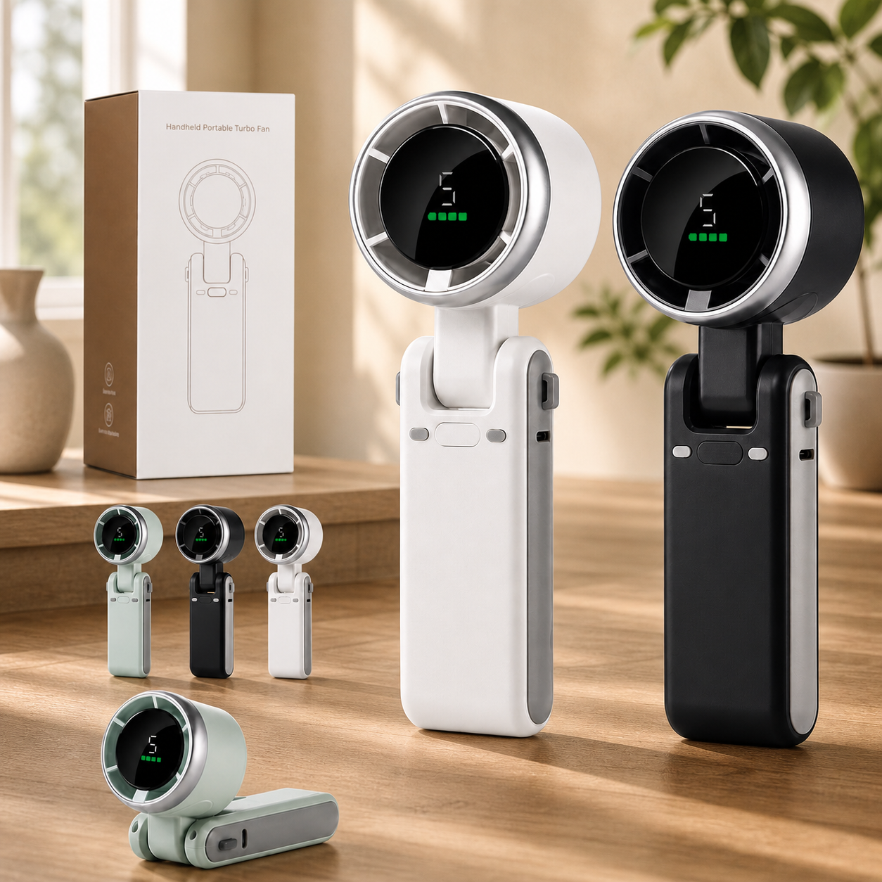 Portable Handheld Turbo Fan-1800mah